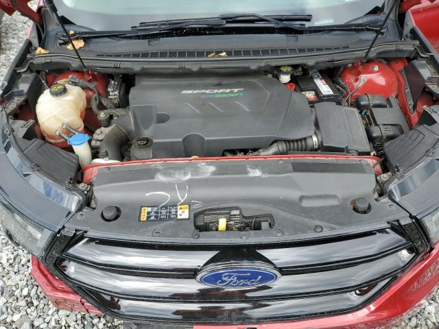 2FMTK4AP1FBB95538 - 2015 FORD EDGE SPORT RED photo 12