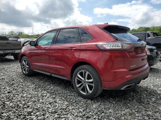 2FMTK4AP1FBB95538 - 2015 FORD EDGE SPORT RED photo 2