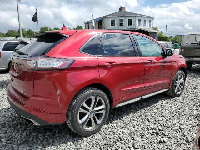 2FMTK4AP1FBB95538 - 2015 FORD EDGE SPORT RED photo 3