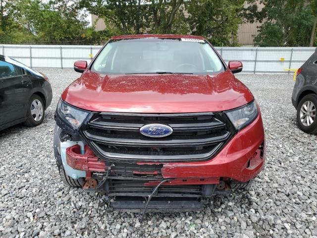 2FMTK4AP1FBB95538 - 2015 FORD EDGE SPORT RED photo 5