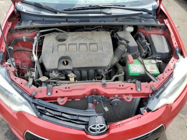 5YFBURHE4EP107518 - 2014 TOYOTA COROLLA L RED photo 11