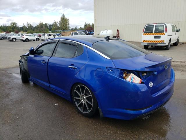 KNAGR4A60B5141619 - 2011 KIA OPTIMA SX BLUE photo 2