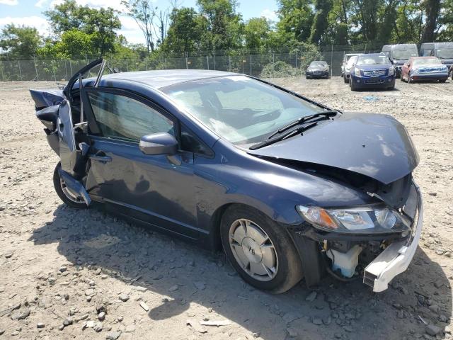 JHMFA3F21AS002314 - 2010 HONDA CIVIC HYBRID BLUE photo 4