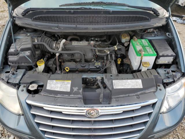 2C4GP64L05R536462 - 2005 CHRYSLER TOWN & COU LIMITED TEAL photo 12