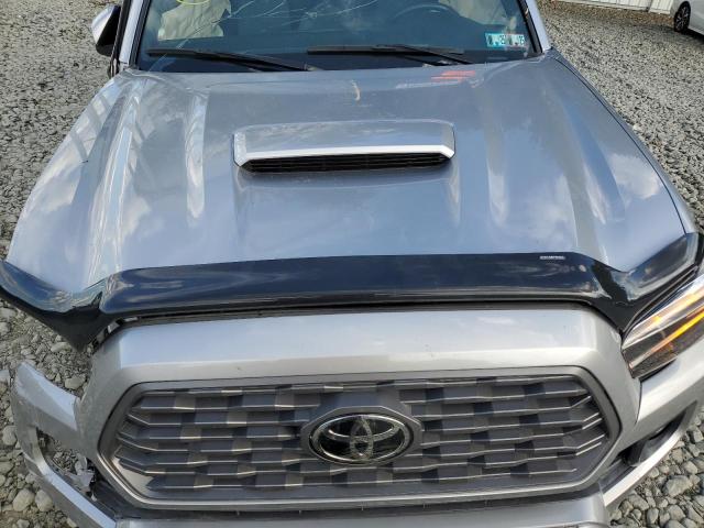 3TMCZ5AN7MM431836 - 2021 TOYOTA TACOMA DOUBLE CAB GRAY photo 11