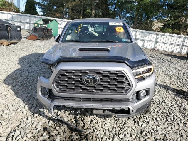 3TMCZ5AN7MM431836 - 2021 TOYOTA TACOMA DOUBLE CAB GRAY photo 5
