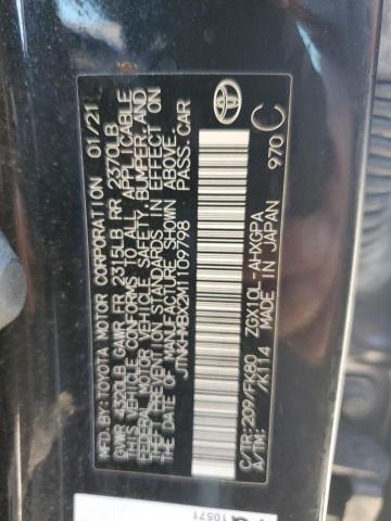 JTNKHMBX2M1109798 - 2021 TOYOTA C-HR XLE BLACK photo 12