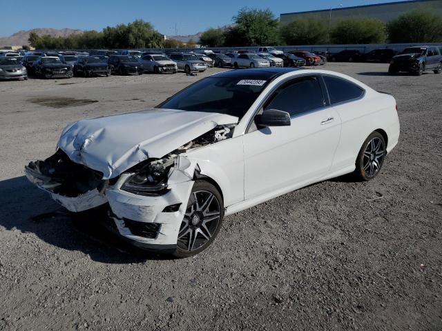 WDDGJ5HB9DG153574 - 2013 MERCEDES-BENZ C 350 WHITE photo 1