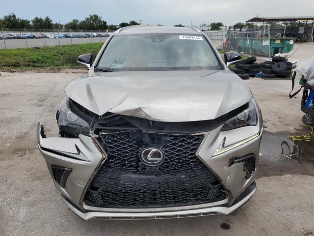JTJSARBZ0M2197264 - 2021 LEXUS NX 300 BASE GRAY photo 5