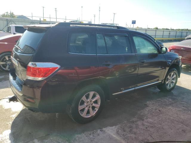 5TDZK3EH2CS051485 - 2012 TOYOTA HIGHLANDER BASE Burgund zdjęcie 3
