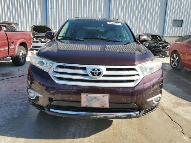 5TDZK3EH2CS051485 - 2012 TOYOTA HIGHLANDER BASE Burgund zdjęcie 5