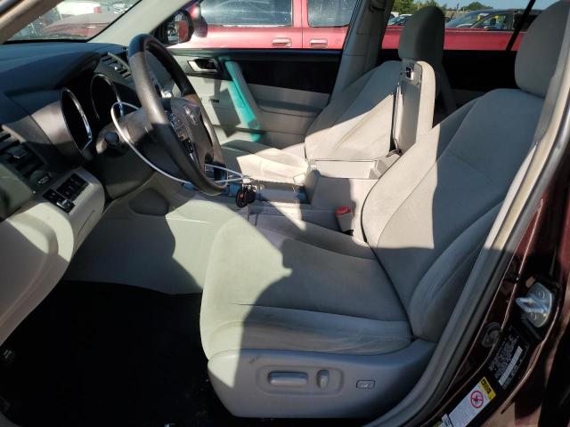 5TDZK3EH2CS051485 - 2012 TOYOTA HIGHLANDER BASE Burgund zdjęcie 7