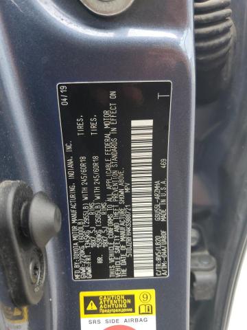 5TDJZRFH4KS988721 - 2019 TOYOTA HIGHLANDER SE BLUE photo 13