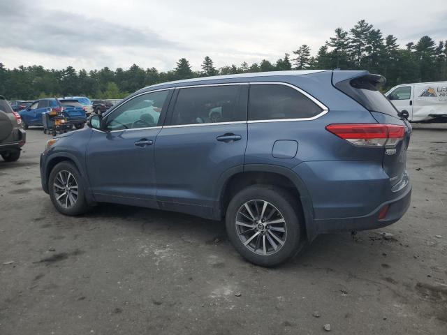 5TDJZRFH4KS988721 - 2019 TOYOTA HIGHLANDER SE BLUE photo 2