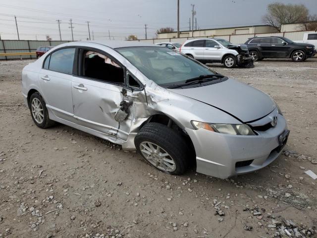 19XFA1F69AE074048 - 2010 HONDA CIVIC LX-S ვერცხლისფერი ფოტო 4