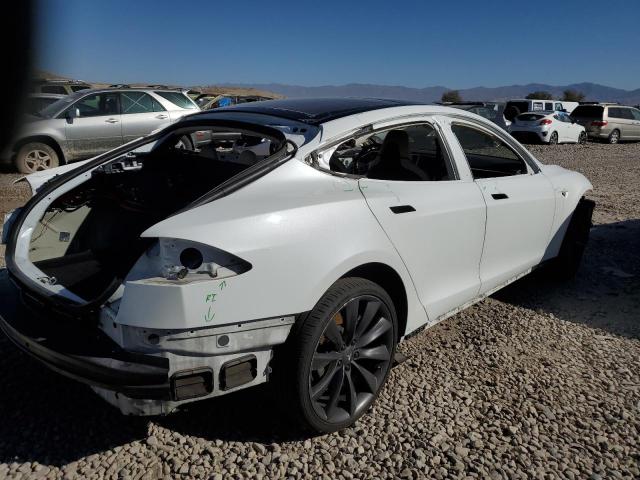 5YJSA1DP1DFP09885 - 2013 TESLA MODEL S Սպիտակ լուսանկար 3