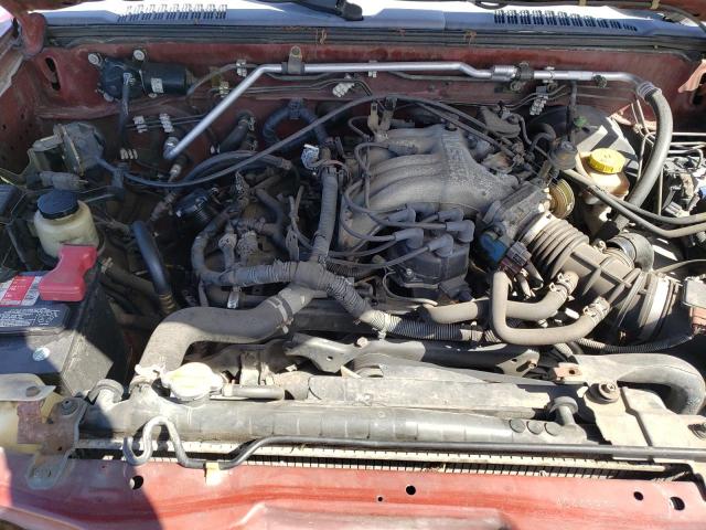 1N6ED27T74C443978 - 2004 NISSAN FRONTIER CREW CAB XE V6 RED photo 11