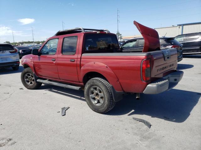 1N6ED27T74C443978 - 2004 NISSAN FRONTIER CREW CAB XE V6 RED photo 2