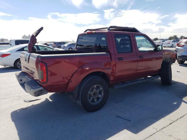 1N6ED27T74C443978 - 2004 NISSAN FRONTIER CREW CAB XE V6 RED photo 3