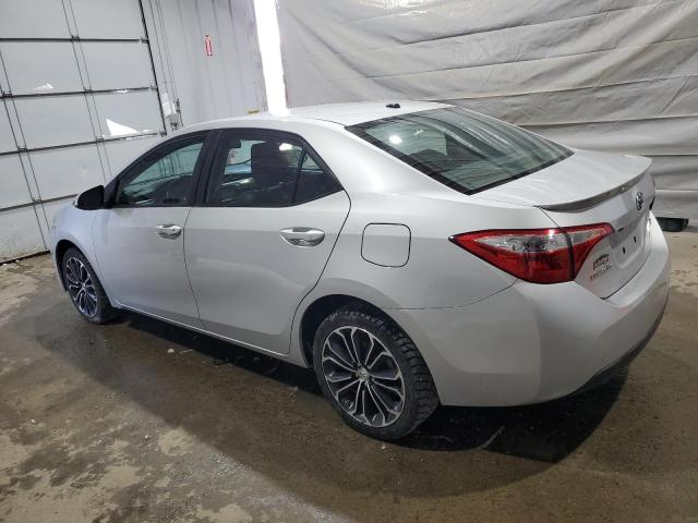 2T1BURHE3GC702086 - 2016 TOYOTA COROLLA L SILVER photo 2