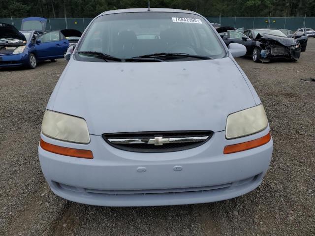 KL1TD66658B112736 - 2008 CHEVROLET AVEO BASE Szary zdjęcie 5