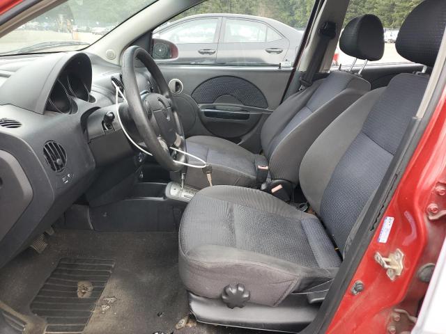 KL1TD66658B112736 - 2008 CHEVROLET AVEO BASE Szary zdjęcie 7