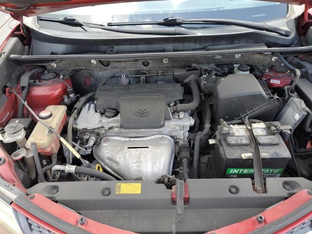 JTMZFREVXFD055541 - 2015 TOYOTA RAV4 LE RED photo 12