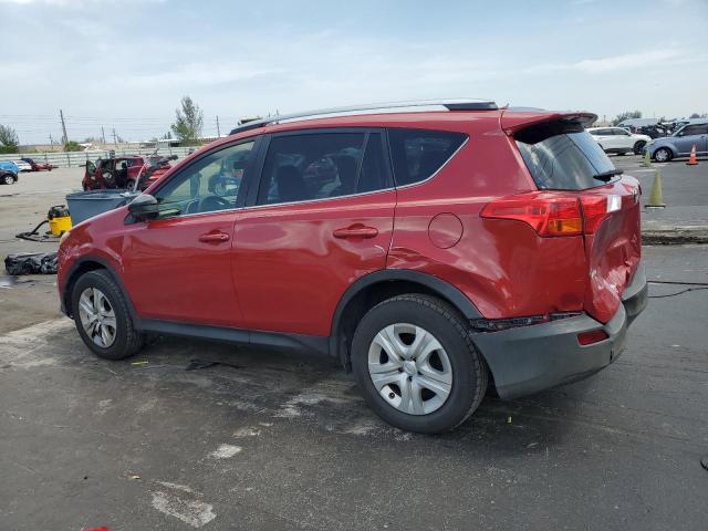 JTMZFREVXFD055541 - 2015 TOYOTA RAV4 LE RED photo 2