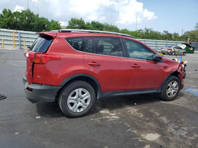 JTMZFREVXFD055541 - 2015 TOYOTA RAV4 LE RED photo 3