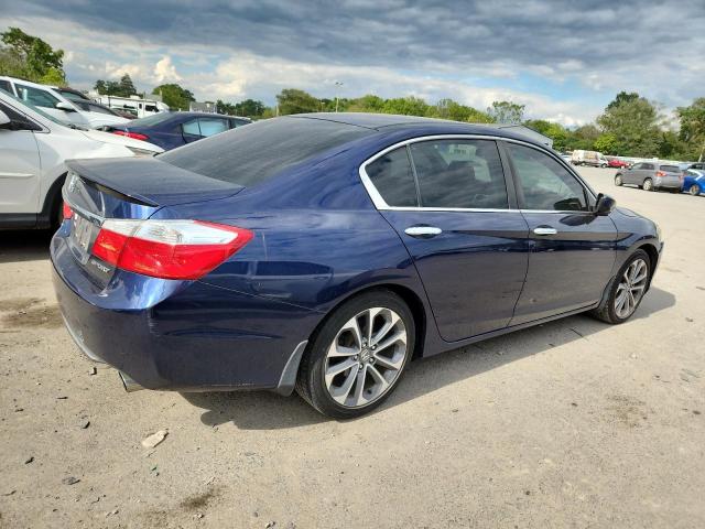 1HGCR2F59FA005820 - 2015 HONDA ACCORD SPORT BLUE photo 3