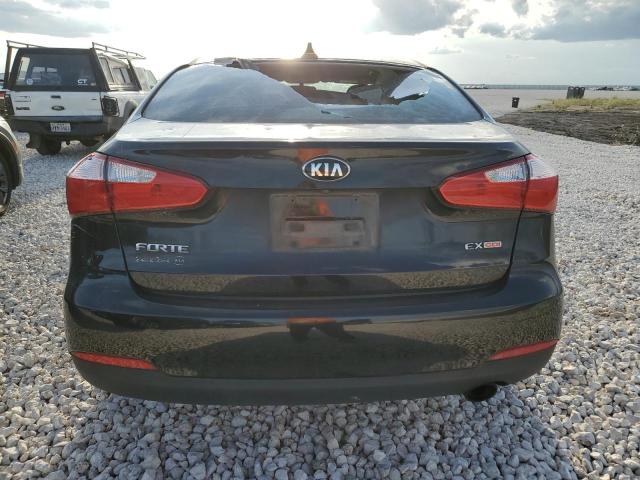 KNAFX4A89F5307841 - 2015 KIA FORTE EX BLACK photo 6