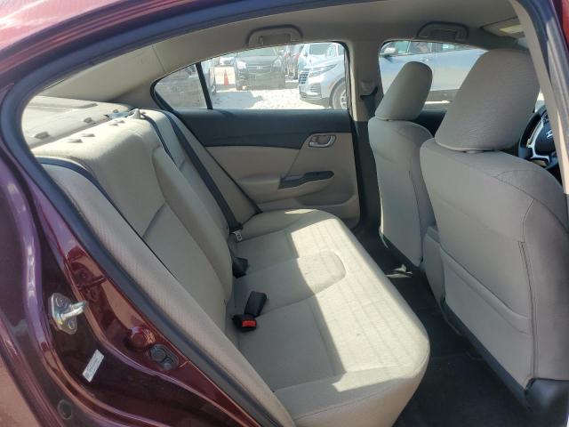 19XFB2F51DE086354 - 2013 HONDA CIVIC LX Bordo foto 10