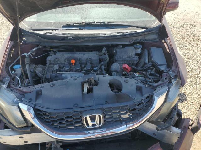 19XFB2F51DE086354 - 2013 HONDA CIVIC LX Bordo foto 11