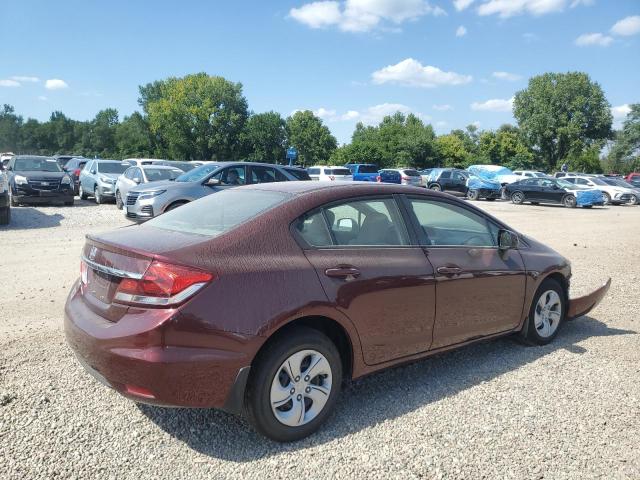 19XFB2F51DE086354 - 2013 HONDA CIVIC LX Bordo foto 3