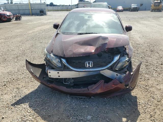 19XFB2F51DE086354 - 2013 HONDA CIVIC LX Bordo foto 5
