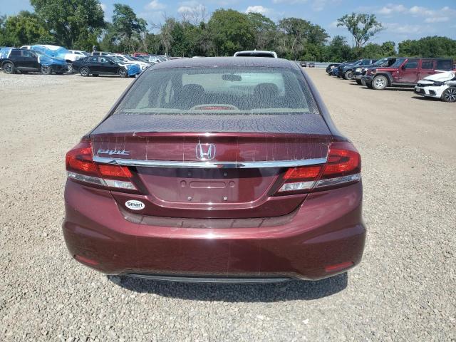 19XFB2F51DE086354 - 2013 HONDA CIVIC LX Bordo foto 6