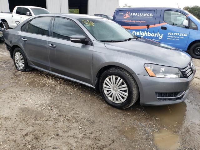 1VWAP7A38EC025944 - 2014 VOLKSWAGEN PASSAT S GRAY photo 4