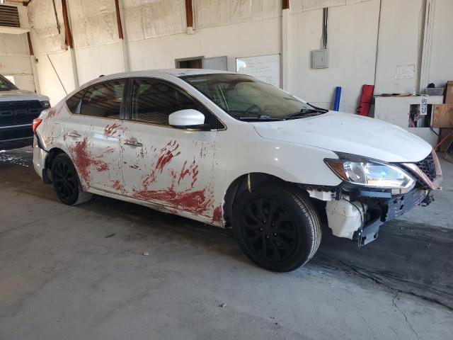 3N1AB7AP7JY271960 - 2018 NISSAN SENTRA S WHITE photo 4