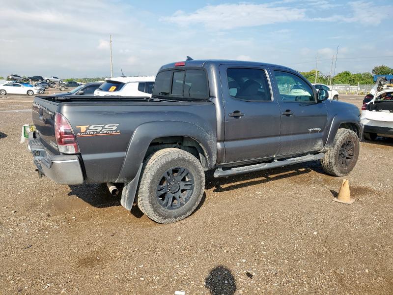 5TFJU4GN1FX070012 - 2015 TOYOTA TACOMA DOUBLE CAB PRERUNNER GRAY photo 3