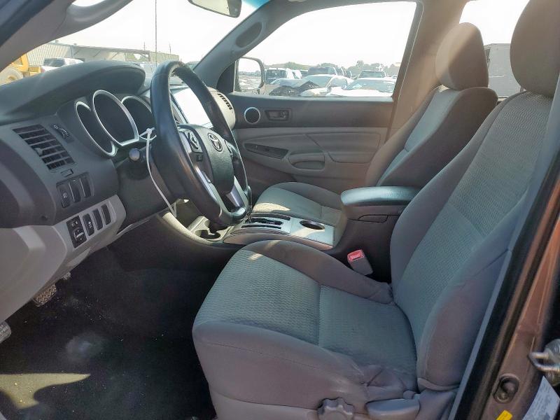 5TFJU4GN1FX070012 - 2015 TOYOTA TACOMA DOUBLE CAB PRERUNNER GRAY photo 7