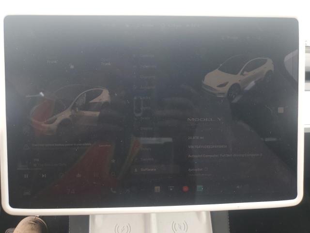 7SAYGDEE3PA119814 - 2023 TESLA MODEL Y თეთრი ფოტო 9