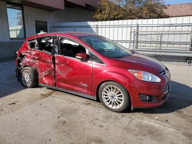 1FADP5CU0GL104480 - 2016 FORD C-MAX PREMIUM SEL MAROON photo 4