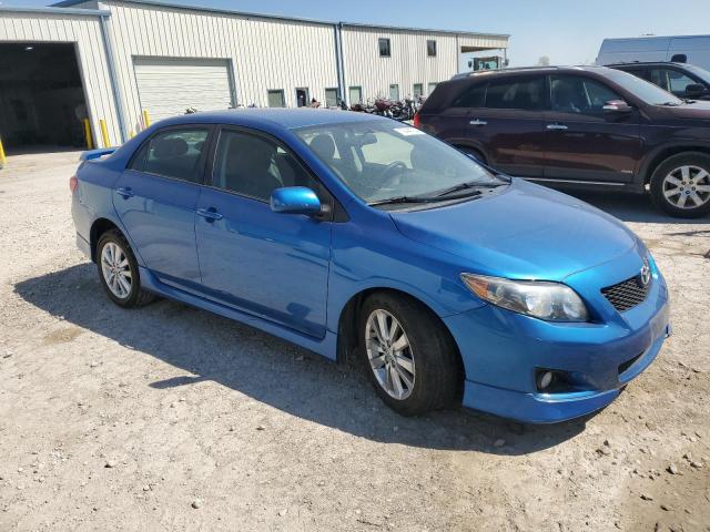 1NXBU40E79Z125028 - 2009 TOYOTA COROLLA BASE BLUE photo 4