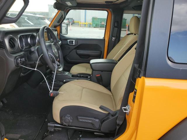 1C4GJXAG3MW687154 - 2021 JEEP WRANGLER SPORT YELLOW photo 7