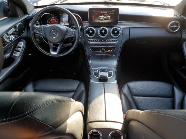 55SWF4KB2JU269598 - 2018 MERCEDES-BENZ C 300 4MATIC BLUE photo 8