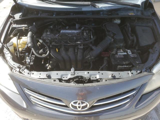 2T1BU4EE8DC123534 - 2013 TOYOTA COROLLA BASE Մոխրագույն լուսանկար 11