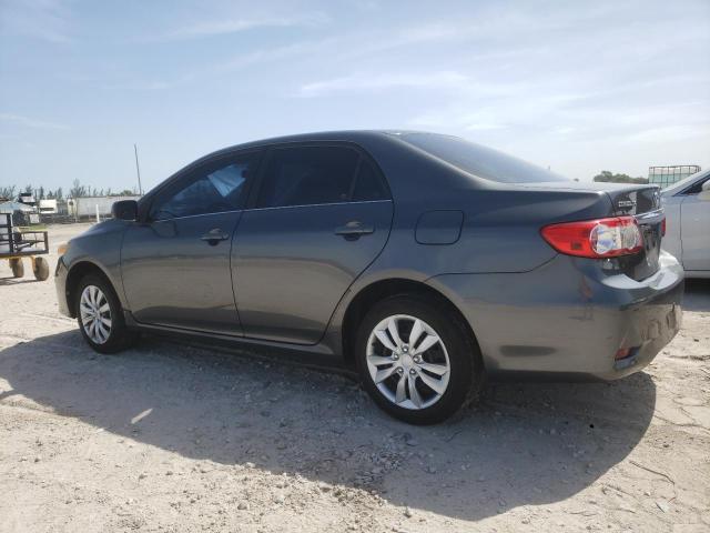 2T1BU4EE8DC123534 - 2013 TOYOTA COROLLA BASE Մոխրագույն լուսանկար 2