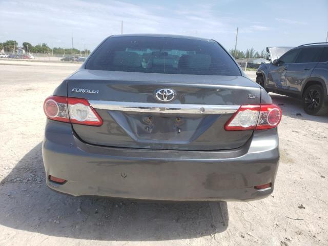 2T1BU4EE8DC123534 - 2013 TOYOTA COROLLA BASE Մոխրագույն լուսանկար 6