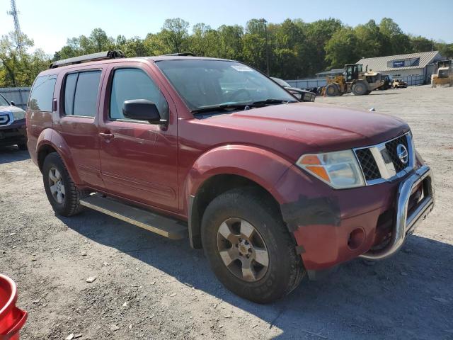 5N1AR18W95C732704 - 2005 NISSAN PATHFINDER LE 勃艮第红 照片 4