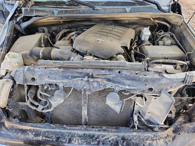 5TFRM5F12CX050466 - 2012 TOYOTA TUNDRA DOUBLE CAB SR5 BLACK photo 11